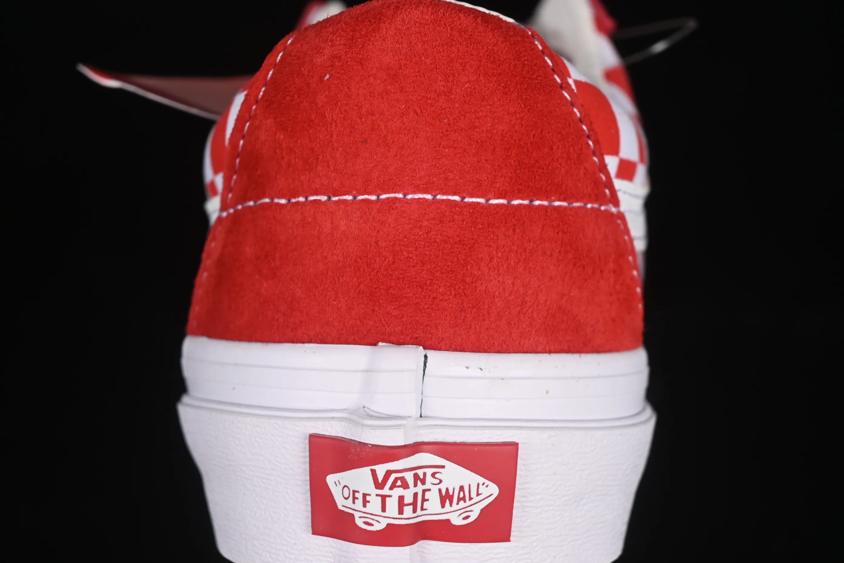 All categories Vans Vans series Vans Low Vans low-top Vans Sk8-Low white and red checkerboard non-slip casual skateboard shoes VN0A4UUK4W9
